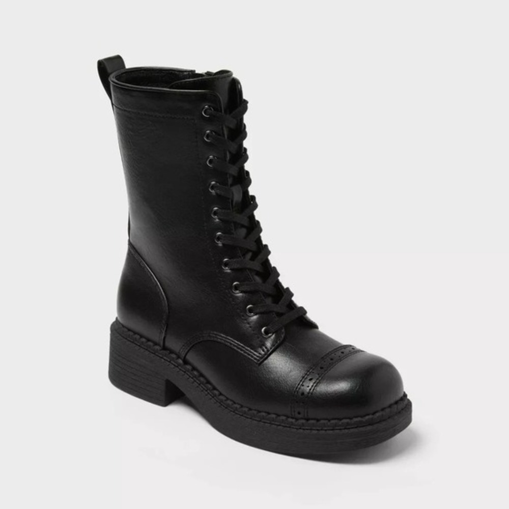 Women's Mid Calf Boots Wild‎ Fable Helga Black 7 New With Tags